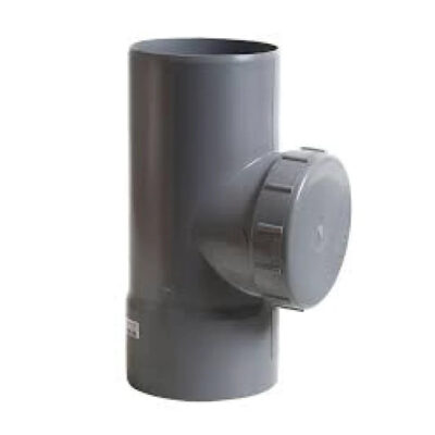 TEE REGISTRO SANITARIO GRIS