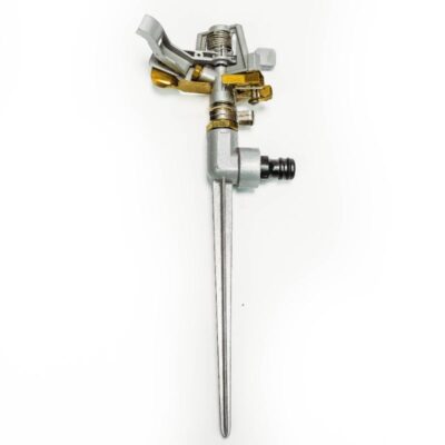 Aspersor Edr 1/2" Metálico Con Estaca De Aluminio